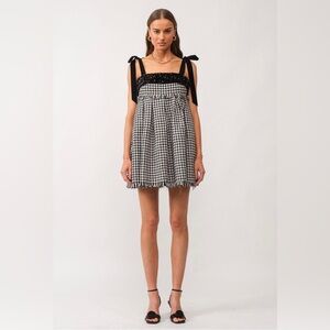 NWT Sofie the Label She's Classy Houndstooth Dress SZ S